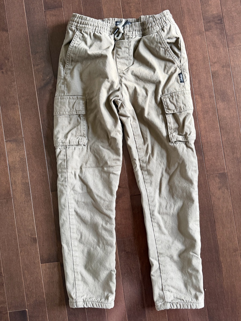 Silver Jeans Beige Cargo Jogger Pants